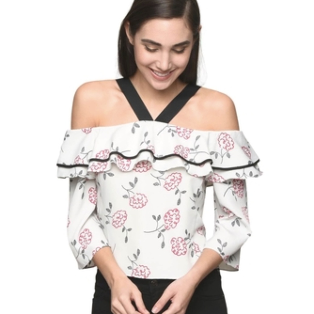 Armani Exchange Off The Shoulder Top